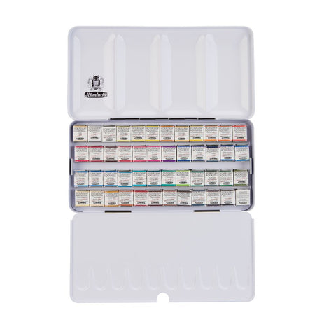 Schmincke Horadam Aquarell Set in a Metal Box, 48 colours, Half-Pan