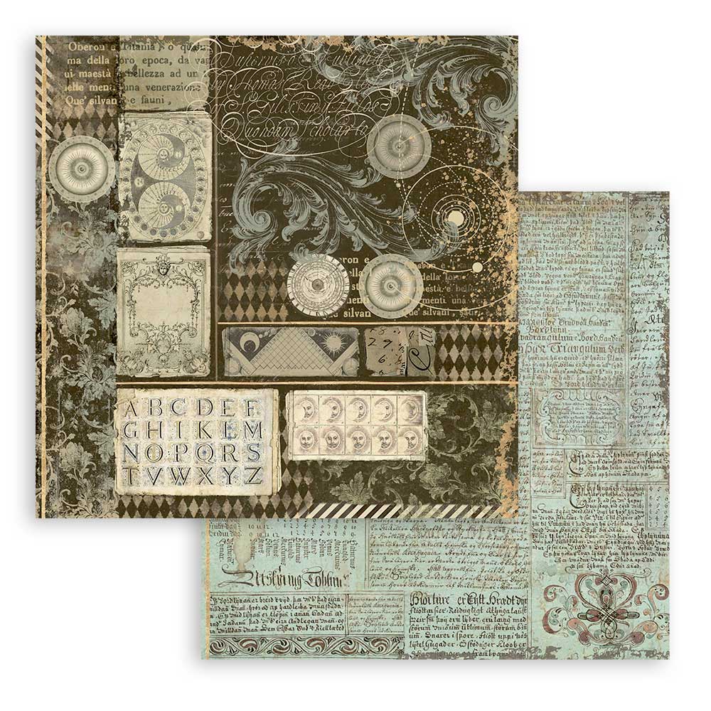 Stamperia Double-Sided Scrapbooking Paper Set - Alchemy, 10 units