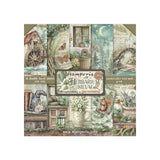 Stamperia Double-Sided Scrapbooking Paper Set - Herbarium Silvae Backgrounds Selection, 10 units