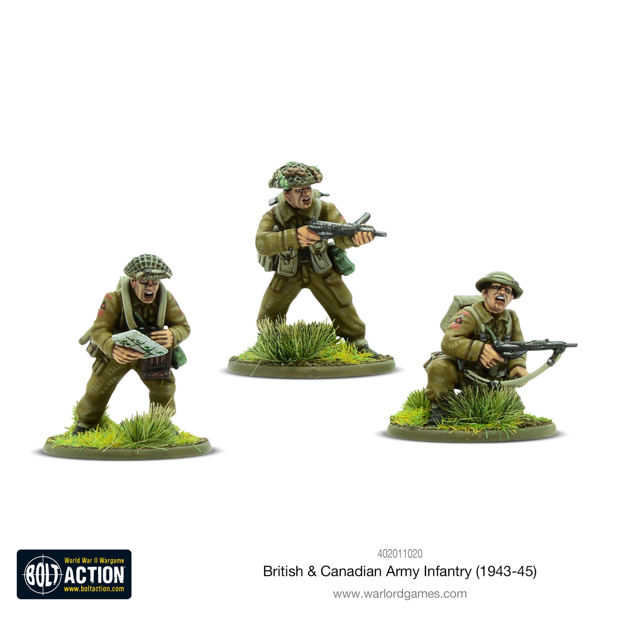 Warlord Games British & Canadian Army Infantry (1943-45) Scale Model