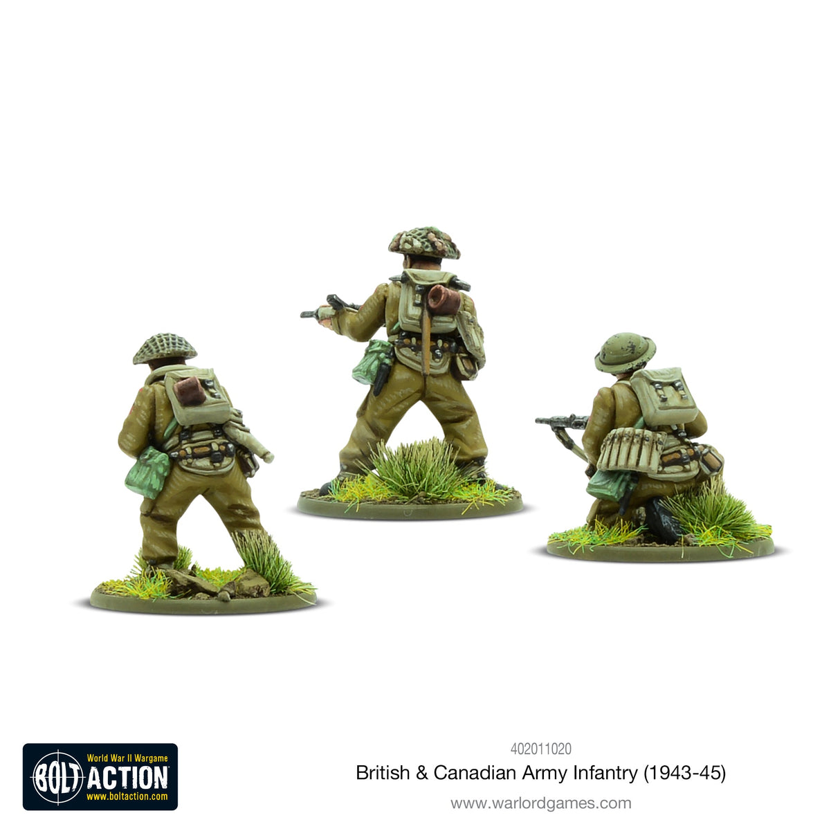 Warlord Games British & Canadian Army Infantry (1943-45) Scale Model
