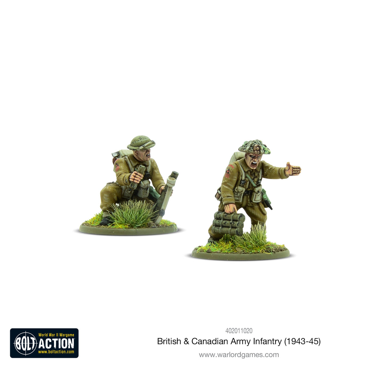 Warlord Games British & Canadian Army Infantry (1943-45) Scale Model