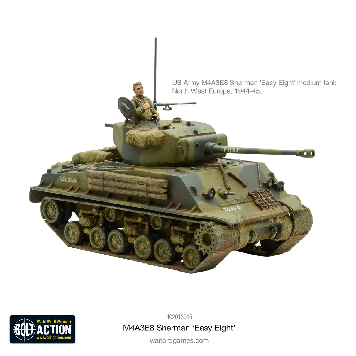 Warlord Games M4A3E8 Sherman Easy Eight Scale Model