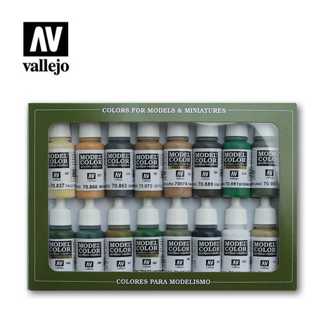 Vallejo WWII Allied Forces Paint Set, 16x17 ml