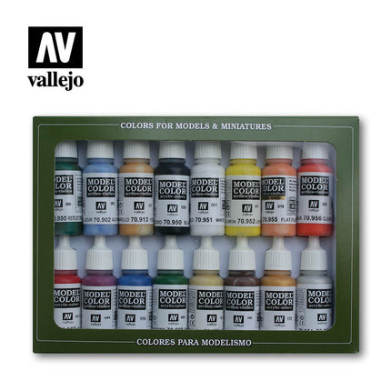 Vallejo USA Colors Paint Set, 16x17 ml