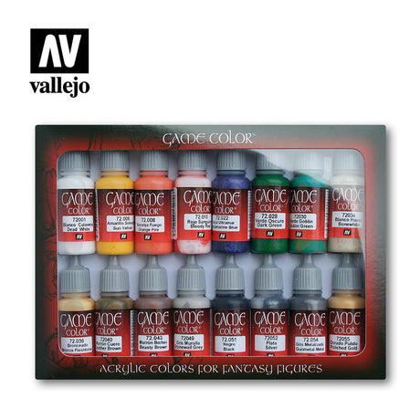 Vallejo Specialist Fantasy Figure Paint Set, 16x17 ml