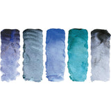 Schmincke Horadam Super Granulation Deep Sea Watercolor Set, 5 Colours, ½ + Brush