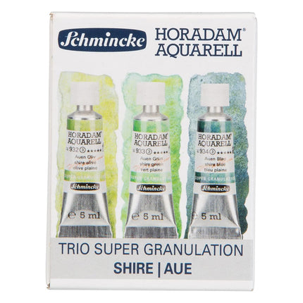 Schmincke Horadam Aquarell Trio Super Granulation Watercolour Set, 3x5 ml