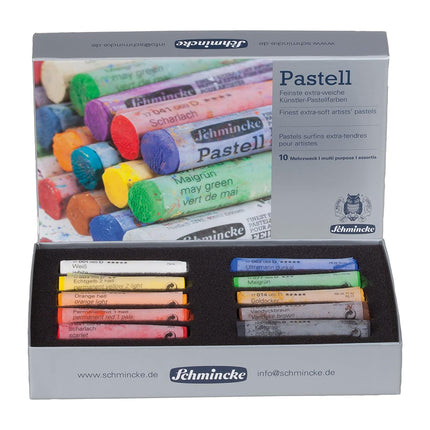 Schmincke Soft Pastel Set, 10 Colours