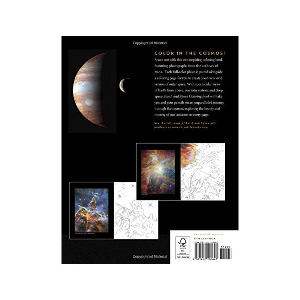 Earth & Space Coloring Book – NASA, Chronicle Books