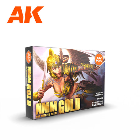 AK-Interactive 3GEN NMM: Gold Acrylic Paint Set, 6x17 ml