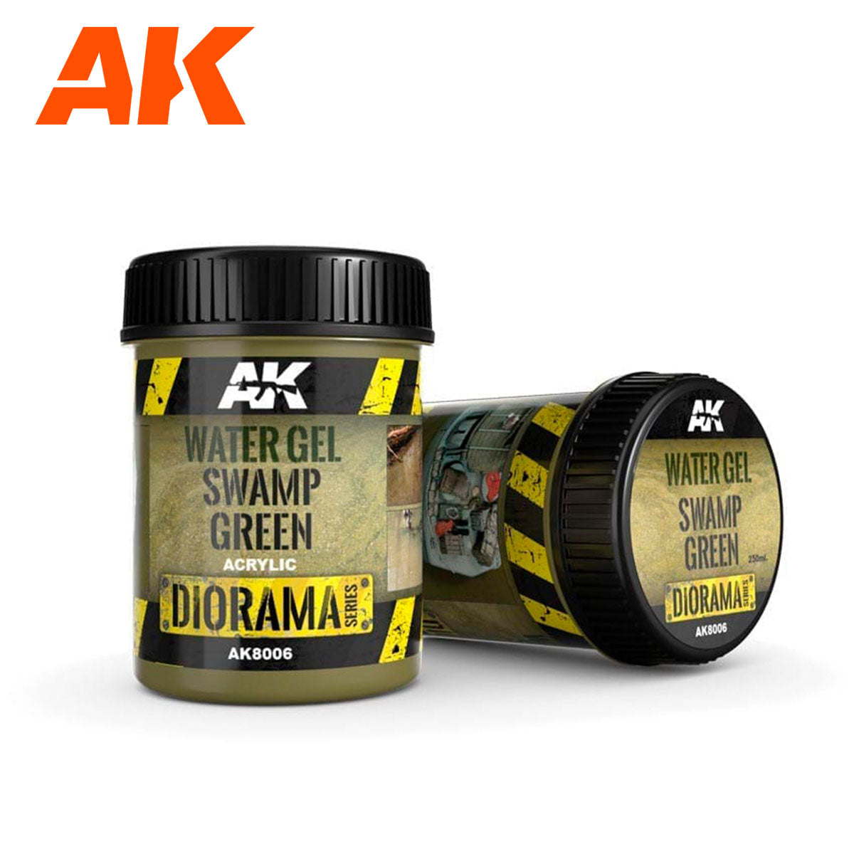 AK Interactive Diorama - Water Gel Swamp Green Texture, 250 ml