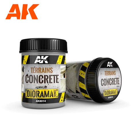 AK Interactive Diorama - Terrains Concrete Texture, 250 ml