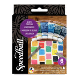 Speeeball Block Printing Ink Starter Set, 6x37 ml
