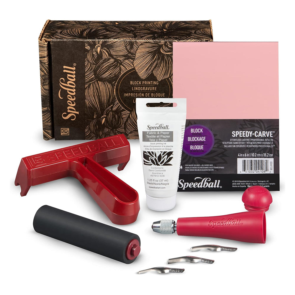 Speedball Starter Block Printing Fabric Kit