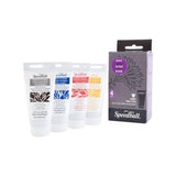 Speedball Fabric Block Printing Ink Set, 4x37 ml
