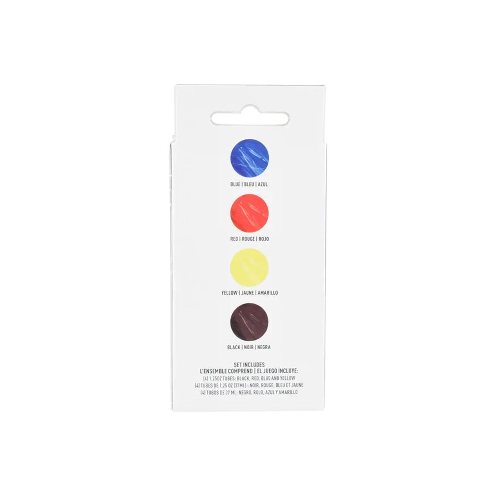 Speedball Fabric Block Printing Ink Set, 4x37 ml