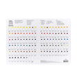 Winsor & Newton Professional Watercolour Dot Card Colour Chart, 109 colours