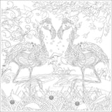 Phoenix Colouring Board Garden, 25x25 cm