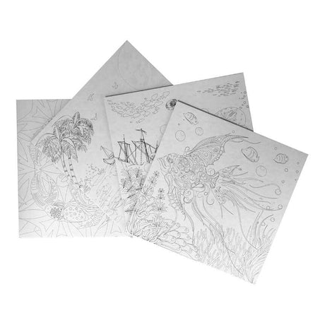 Phoenix Colouring Board Marine, 25x25 cm