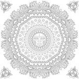 Phoenix Colouring Board Mandala, 25x25 cm