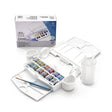 Winsor & Newton Cotman Field Plus Travel Set, 12 Half-Pans