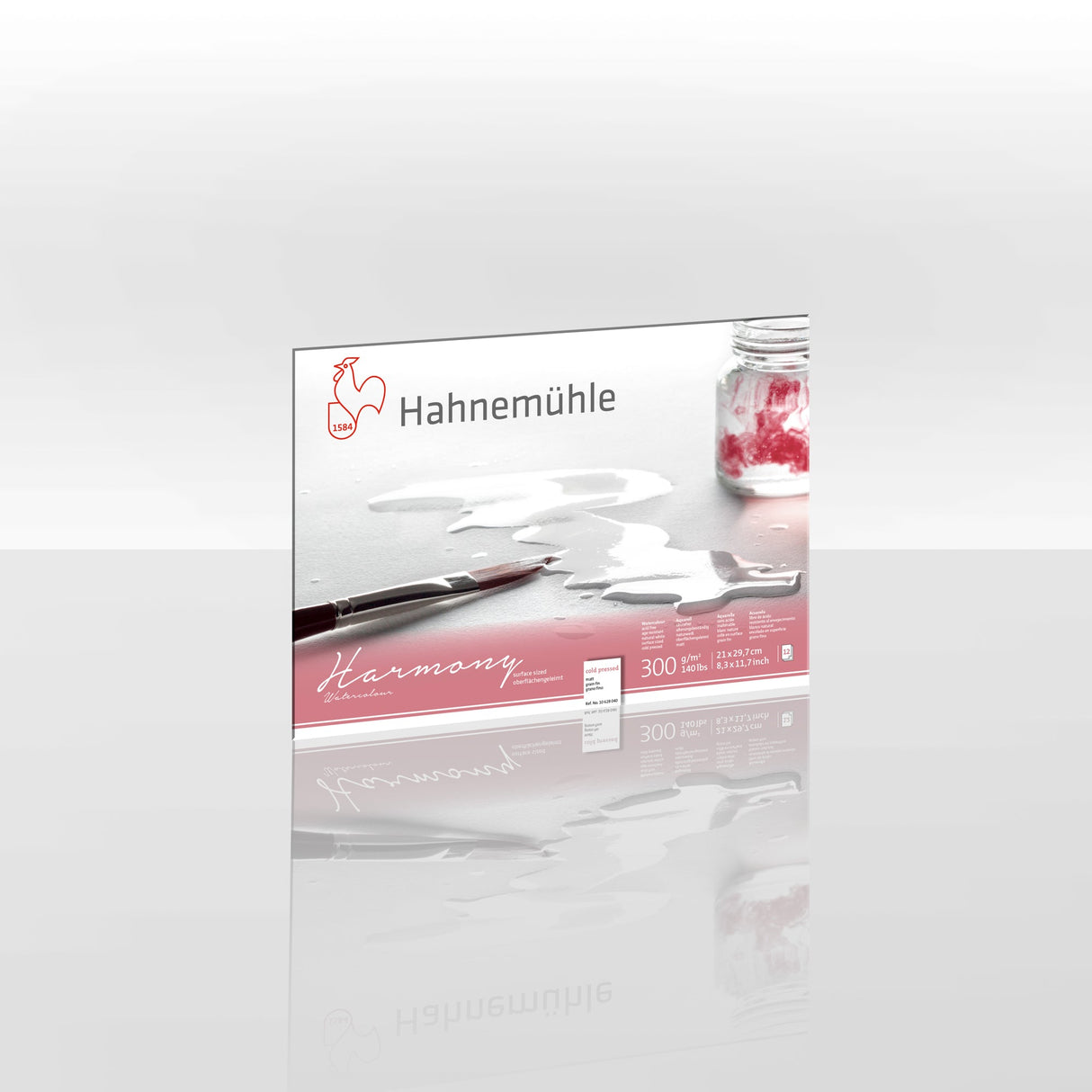 Hahnemühle Harmony Watercolour Paper Block, 12 Sheets, 300 gsm