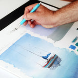 Hahnemühle Quattro Britannia Watercolour Paper Block, 30 Sheets, 300 gsm