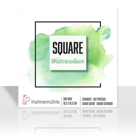 Hahnemühle Square Watercolour Paper Pad, 15 Sheets, 300 gsm