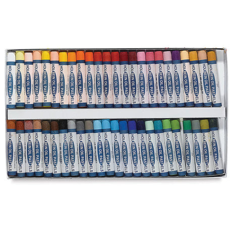 Holbein Academic Oil Pastel Set, 48 colours