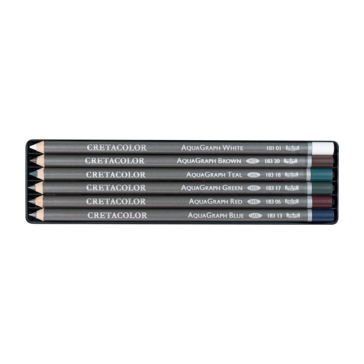 Cretacolor AquaGraph Colored Pencils Pocket Set, 6 pcs.