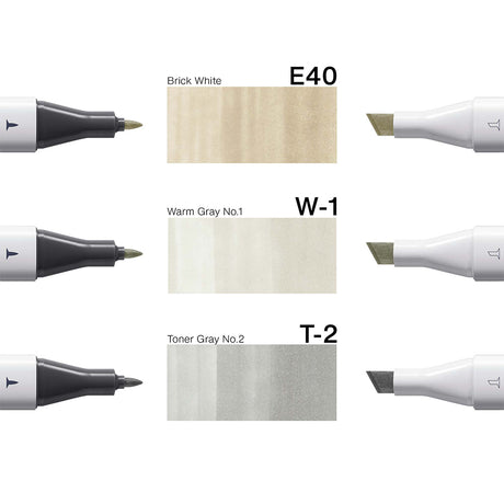 Copic Classic Designer Collection Soft Cotton Tints, Set of 3