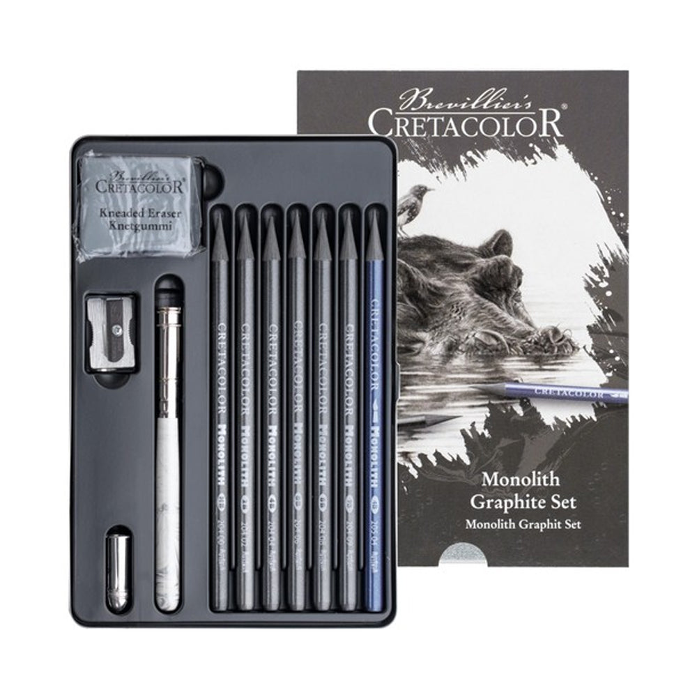 Cretacolor Monolith Box Graphite Set, 11 pcs.