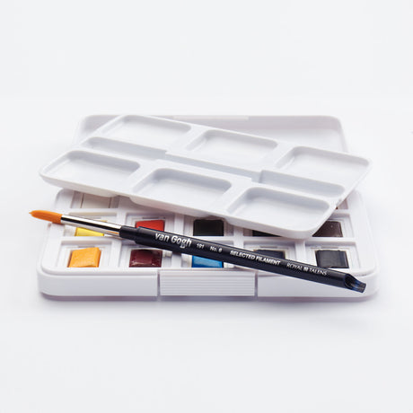 Van Gogh Watercolour Pocket Box, Half-Pan Set, 12 colours