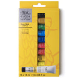 Winsor & Newton Galeria Acrylic Paint Set, 10x12 ml