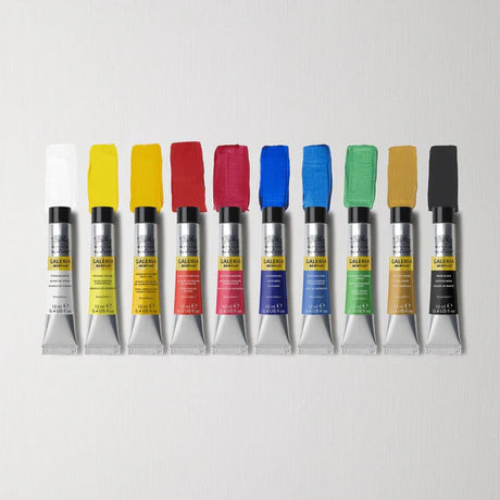 Winsor & Newton Galeria Acrylic Paint Set, 10x12 ml