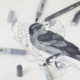 Copic Ciao SHADE Dark Cool Gray Markers Set, 4 pcs.