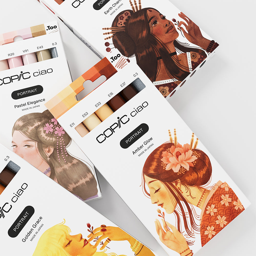 Copic Ciao Portrait Set Pastel Elegance, 6 pcs.