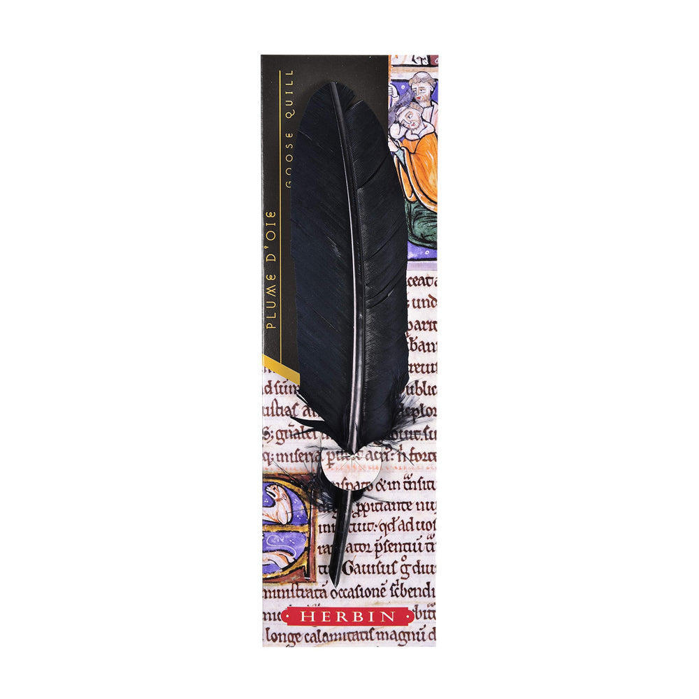 Jacques Herbin Goose Quill, Navy Blue
