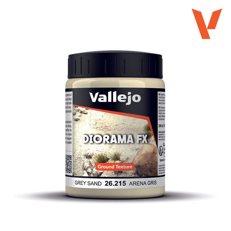 Vallejo Diorama FX - Grey Sand Texture, 200 ml