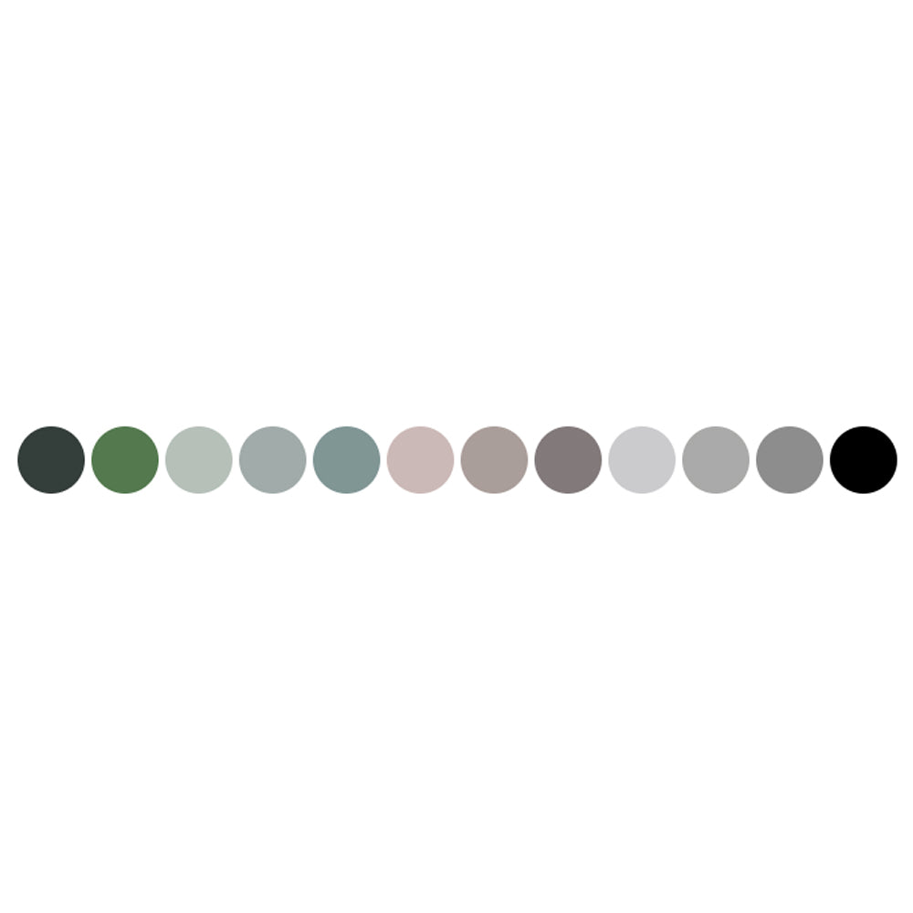 Karin Brushmarker PRO Markers Set | 12 Grey Colours