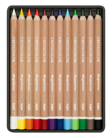 Cretacolor MegaColor Colored Pencils set, 12 colors