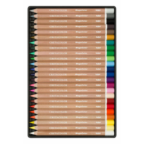 Cretacolor MegaColor Colored Pencils set, 24 colors