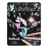 Cretacolor Brilliants Metallic Colored Pencils Set, 12 pcs.