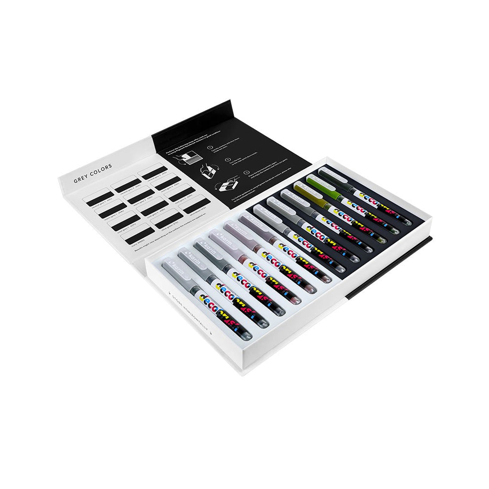 Karin Pigment Decobrush Grey Colors Collection | 12 colors