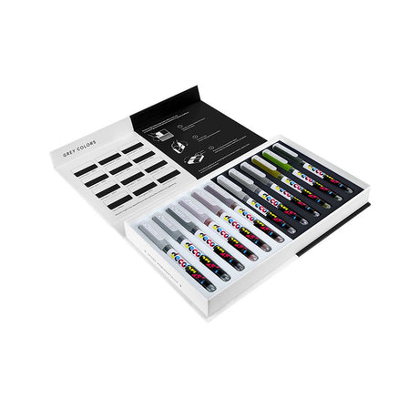Karin Pigment Decobrush Grey Colors Collection | 12 colors