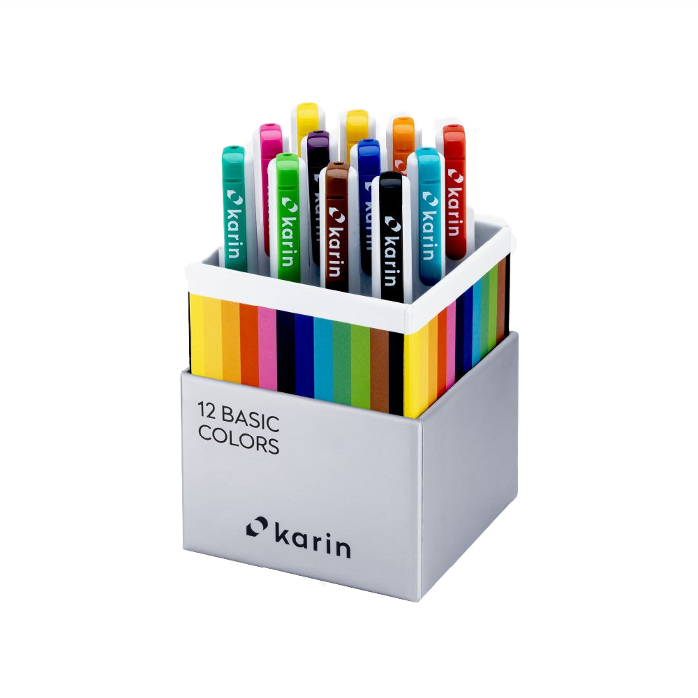 Karin Realbrush PRO Basic Markers Set | 12 colors