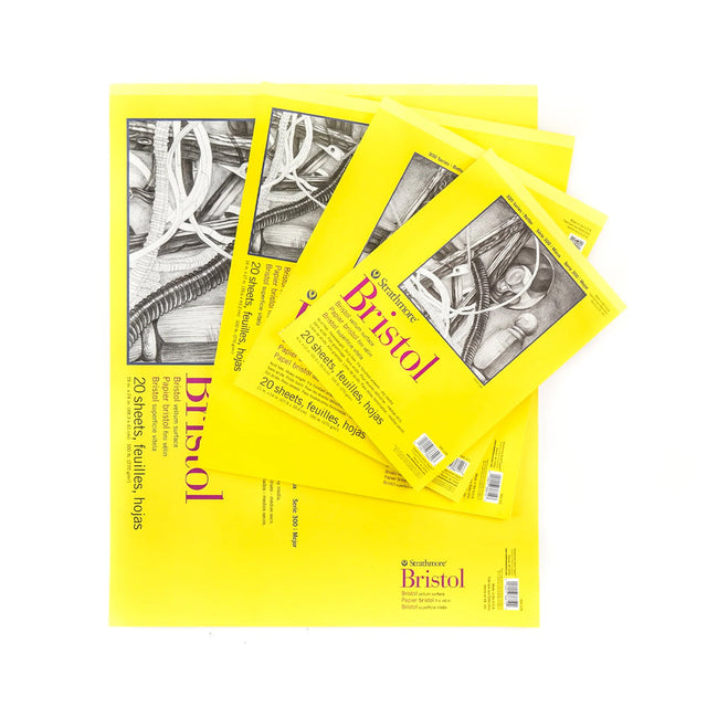 Strathmore Bristol Vellum 300 Series Paper Pad, 270 gsm, 20 sheets