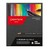 Caran d'Ache MUSEUM Aquarelle Colored Pencils Set of 12