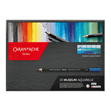 Caran d'Ache MUSEUM Aquarelle Colored Pencils Marine Set of 20